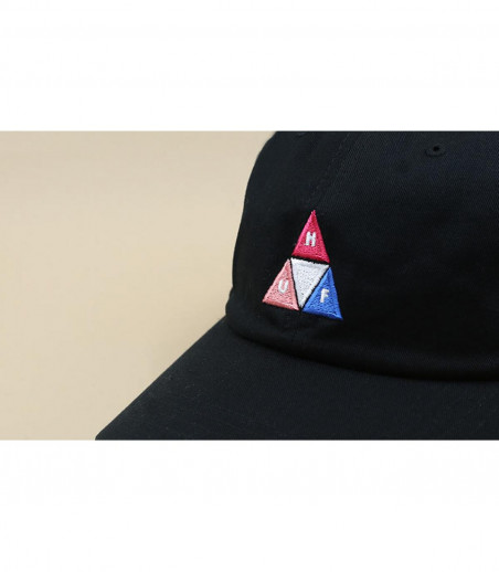 Huf cap triangle logo black